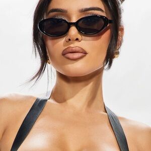 Fashion Nova Black Sunglasses
